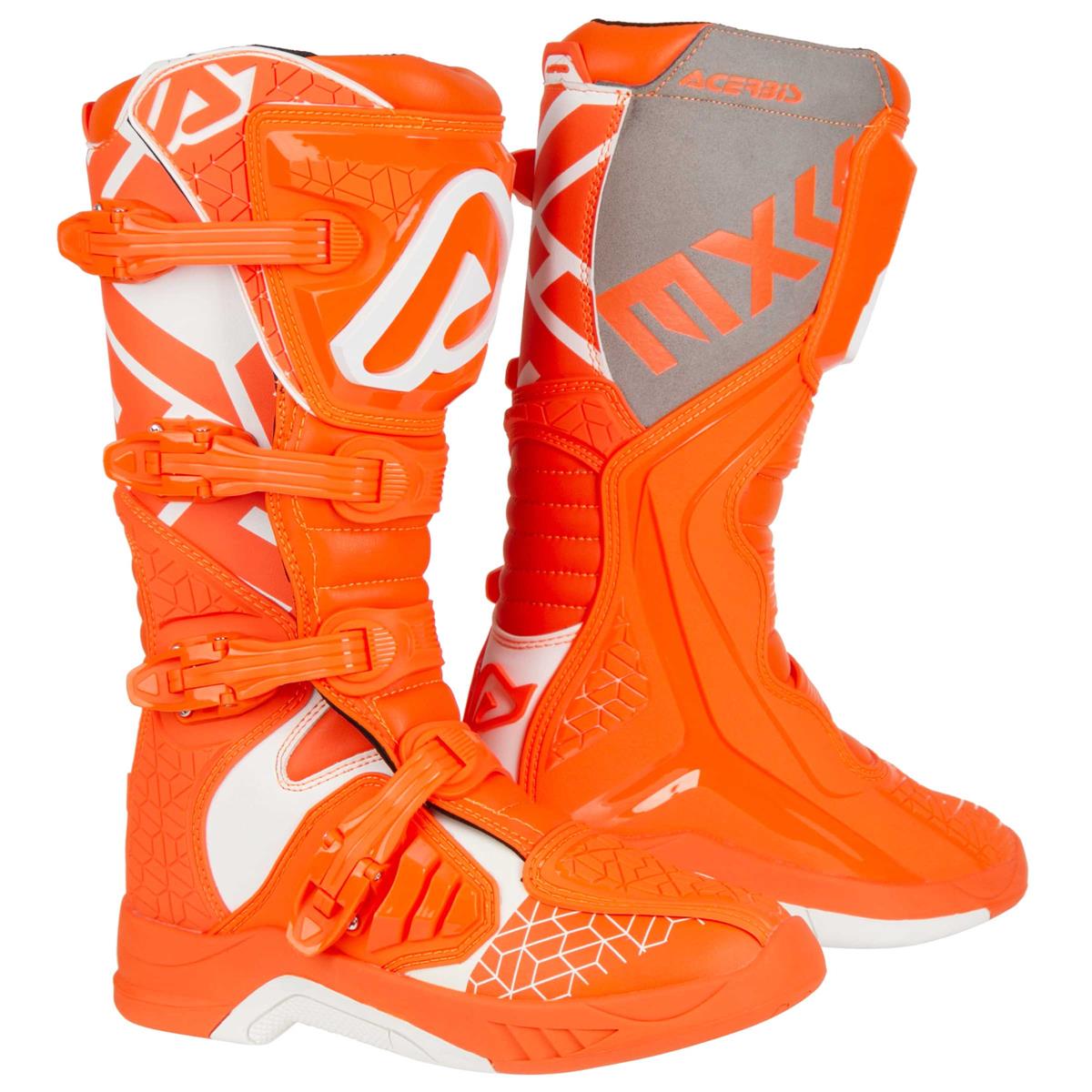 glass refresh Flavor ACERBIS MX Boots X-Team 2021 Cizme Orange/White | Piese-Enduro.ro